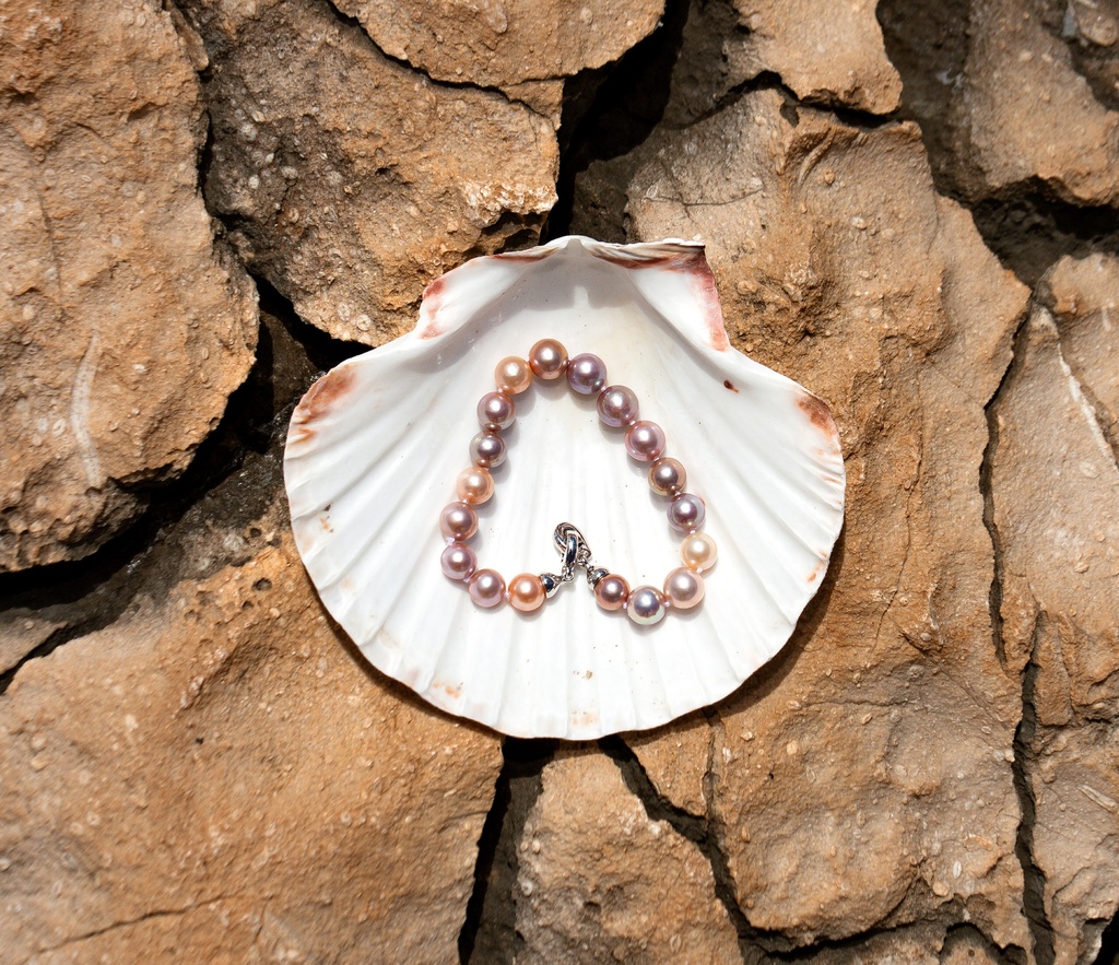 [VSEB05] 8.5-9.5mm AA+ Multicolour Freshwater Pearl Bracelet